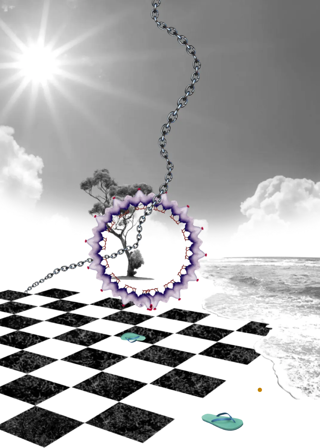 Portal — Print on Museum Glass, 24x18 cm